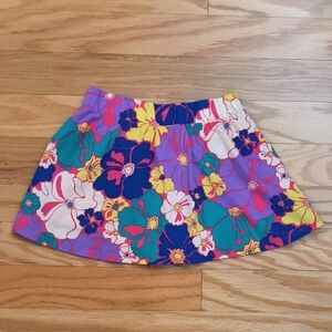 GAP Kids, Skort - Purple, Green, Yellow Floral, Girls Size M (EUC)